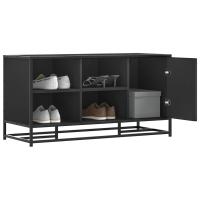 vidaXL Banco zapatero madera de ingeniería 100x40x53,5 cm en color Gris sonoma/Roble Sonoma/Marrón roble y más - details 3