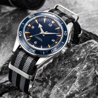 Reloj Automático Para Hombre 41MM Vidrio De Zafiro 100m Impermeable Correa De Nylon Luminoso Calendario Completo Estilo Casual - details 5