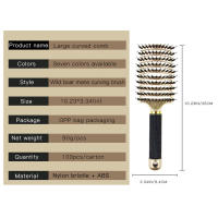 Cepillo De Pelo Original Para Mujeres Peine Desenredante Masajeador De Pelo Nylon Herramientas De Peluquería Para Estilizar El Cabello En Salón - details 2