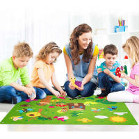 Juego De Pintura Con Tema De Insectos Para Niños Tablero De Peluche De Historias Con Pegatinas De Mariposa Y Caracol Juguetes Educativos Para El Aprendizaje Temprano - details 3
