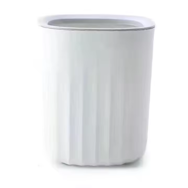 Bandeja De Papel Plástico Para Escritorio Mini Basura Ecológica Multifuncional Para Oficina Y Hogar Bin De Basura Para Sala De Estar - 1