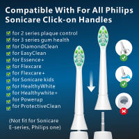 Cabezales De Cepillo De Dientes De Repuesto 4/8pcs Compatible Con Philips Para Electrónicos 4100 6500 6100 7500 5300 Para Adultos Material Plástico - details 1