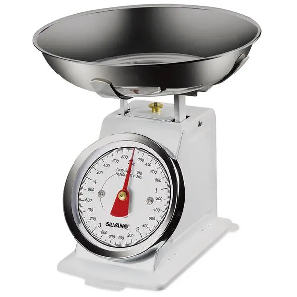 BÁSCULA DE COCINA RETRO CUADRADA WITH CUENCO EXTRAÍBLE, BÁSCULA DE COCINA WITH CUENCO EXTRAÍBLE, - 1