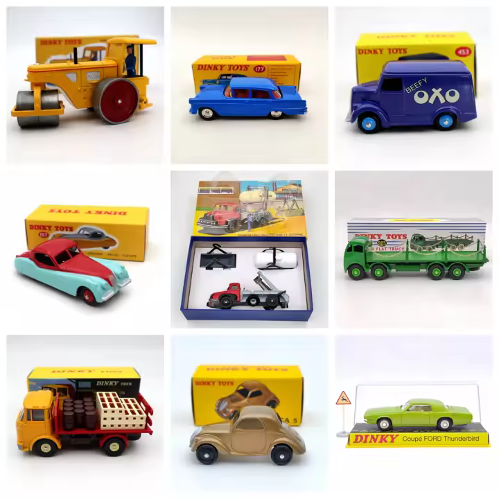 Atlas Dinky Toys Serie Camión De Ingeniería Vehículo De Incendio Coche De Carreras Miniatura Modelo De Metal Regalo De Navidad Colección - 1