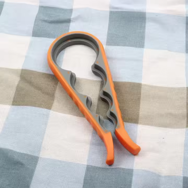 Abrebotellas Multifuncional Cuatro En Uno Antideslizante Ahorrador De Esfuerzo Para Botellas Y Lids De Latas Plástico Inoxidable - 1