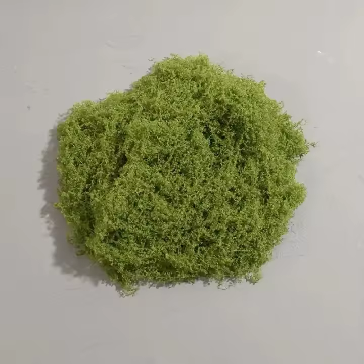 Plantas Artificiales Verdes De Poliéster Miniatura De 20g Para Decoración De Jardín Y Sala De Estar Falso Flor De Lámpara DIY - 1