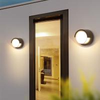 Luz De Pared Exterior LED Impermeable Para Jardín Villa Y Pasillo Moderna Fuente De Luz LED Incluida Instalación Self-Contained - details 2