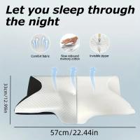 Almohada Ergonómica Para El Cuello Con Soporte Cervical Para Un Sueño Mejorado Diseño De Contorno Relajante Y Transpirable Ideal Para Descanso Nocturno - details 1