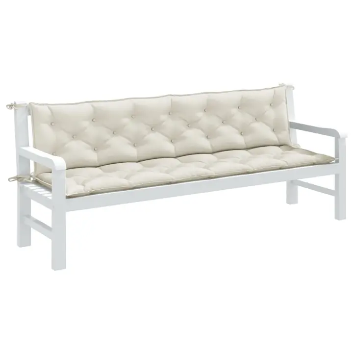 Cojine par banc Jardí  UD d lon crem melang 200x50x cm - 1