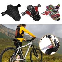 Defensas De Bicicleta Frontales Y Traseras Mudguard Accesorios De Ciclismo Guardia De Barro Portátil Con Patrón Impreso Fijación Sencilla Piezas De Bicicleta De Plástico PP5 Fibra De Carbono - details 7