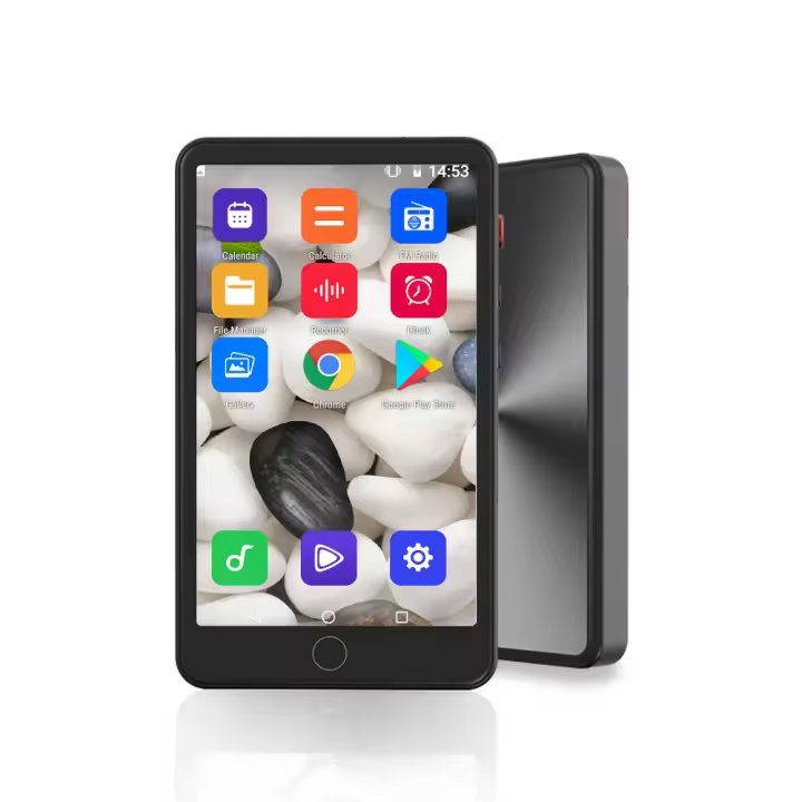 Reproductor De Vídeo Y Música Deelife MP4 Táctil Bluetooth WiFi Android Soporte De Memoria Externa Pantalla 2" - 4" Metal - 1