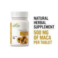 Maca (500MG) 100 Comp - Sotya - ayuda al cuerpo a adaptarse y resistir el estrés físico - details 0