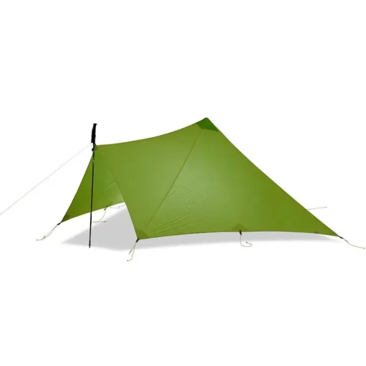 FLAME'S CREED Tent Ultra-ligera Para Camino Spire 2 Hombres SHELTER Camping 20D Siliconado Para Senderismo Carpa De Tres Estaciones - 1