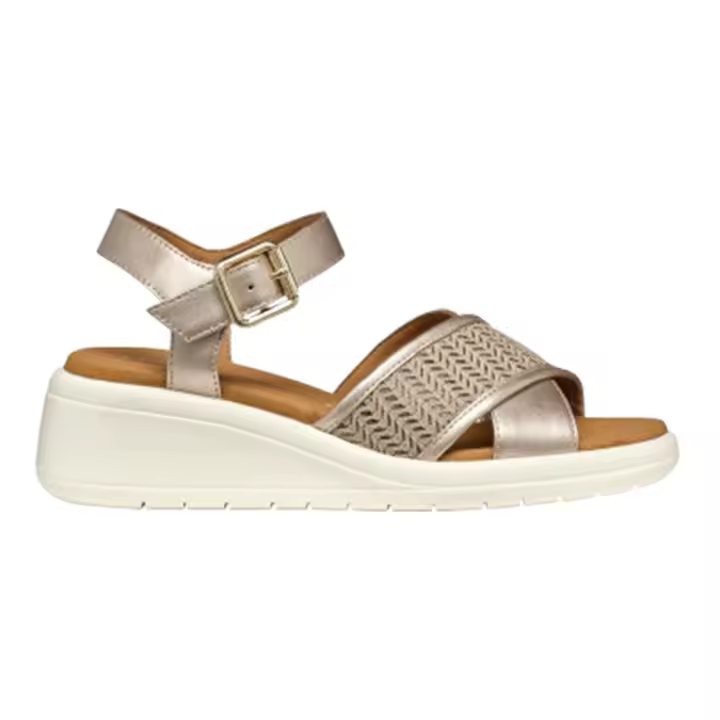 Shoes Sandalias Mujer marca Geox modelo D550Nf 0Nfds Cb500 para mujer en color champan - 1