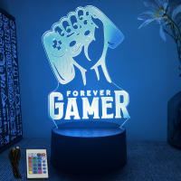 Lámpara De Noche 3D LED Para Habitación De Juegos XBOX Iluminación De Escritorio Decoración Para Gamers Regalos Para Niños Forma De Logo De Mesa - details 15