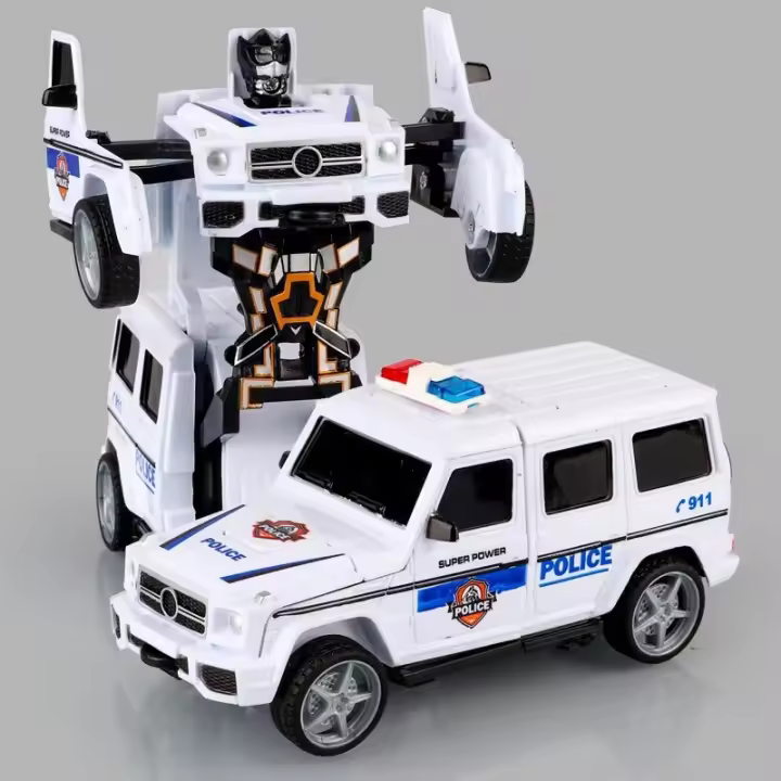 Coche Transformable De Juguete Autobot Robot Puzzle Para Chicos Sin Batería Material Plástico Juego Educativo Para Mayores De 14 Años - 1