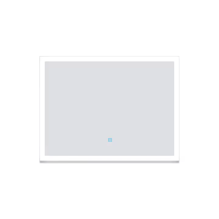 Aica Espejo de baño LED 80 x 60 cm, antivaho, luminosidad regulable - 1