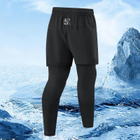 Pantalones Deportivos De Secado Rápido Doble Falso Para Hombre Y Mujer Talla S-9XL Transpirables Y Ajustados Para Running Y Baloncesto - details 1