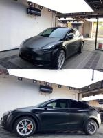 Pegatina De Coche Negra En Acero Pulido Vinilo Impermeable Antigolpes Para Motocicleta Cubierta De Cuerpo De Auto Accesorios De Coche - details 9