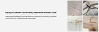Mellerware - Ventilador de Techo con Luz y Mando a Distancia Brizy Bright. 40W. 6 Velocidades. Ultra silencioso. 3 Aspas 132 de Diámetro. Función Verano-Invierno. Temporizador. LED. Black - details 5