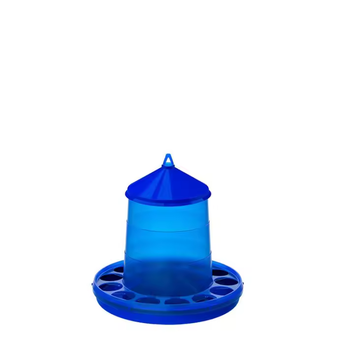 Suinga Tolva Comedero Plástico Gallinas 4 Kg - Azul | Resistente y Adaptable - 1