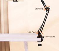 Soporte Para Tableta Con Brazo Metálico De 90cm Giratorio 360° Para Cama Compatible Con iPad Y Teléfonos De 4.5~11 Pulgadas - details 7
