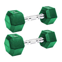 Pesa Hexagonal de Caucho Set De 2 Uds Fit Krf Home - details 2