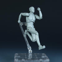 Figura De Acción Coleccionable PVC Gris Body Kun / Body Chan Alta Calidad Con Poses Juguetes Para Adultos Recomendado Para 14+ - details 17