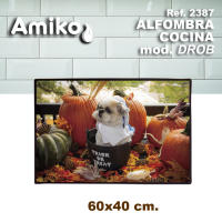 ALFOMBRA DE COCINA AMIKO MODELO DROB CON MEDIDA 60X40 CM. - details 0