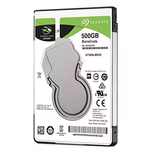 Disco duro interno hdd seagate st500lm030 500gb 2.5 pulgadas sata 7mm 5400rpm buffer 128mb -  Recíbelo en 2-3 días laborables - 1