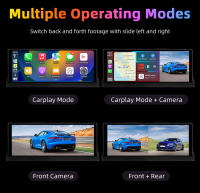Cámara De Coche JMCQ 10.26" 4K Con Wireless Carplay Y Android Auto Lente Giratoria DVR De Doble Lente Grabadora De Video AI Con Visor Rearm Mirador - details 13