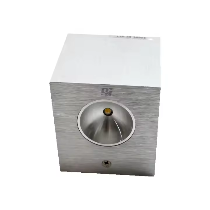 ORION91 Donclaif Aplique LED Inox 3w 243lm Blanco Cálido 3000k 65x65x72mm Nine&One Premium - Alta Calidad - 1