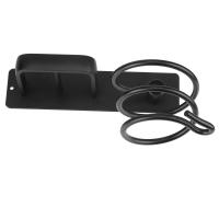 Soporte De Secador De Pelo De Aluminio Espacial Para El Baño Estante De Almacenamiento Para Linterna Y Rizador Pared Montado Accesorios De Baño - details 2