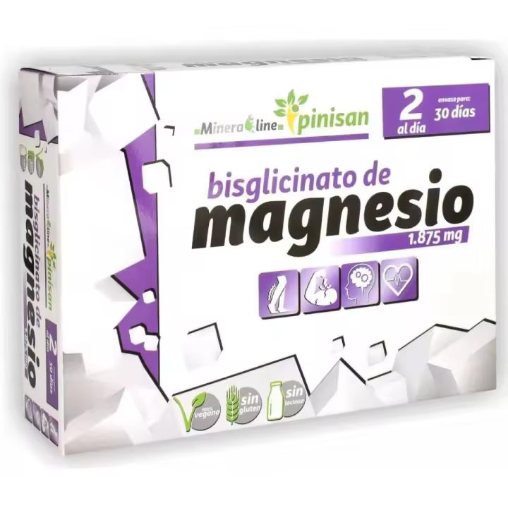 PINISAN - BISGLICINATO DE MAGNESIO DE 60 COMPRIMIDOS - 1