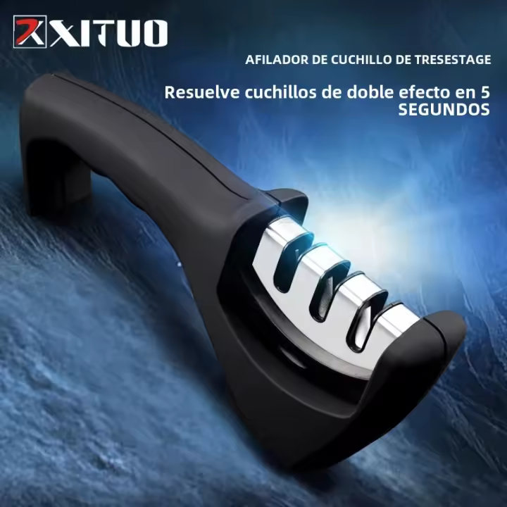 XITUO Afilador De Cuchillos Para Cerámica Acero Filos Y Tijeras Blades De Diamante Tungsteno Cerámica Amigable Con El Medio Ambiente - 1