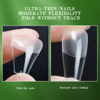 Set De Uñas Postizas De Acrílico Transparentes Fully 120pcs/bag Tamaño Mixto Para Ballet Y Ocasiones Especiales - details 3