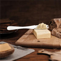 Cuchillo De Queso Y Mantequilla De Acero Inoxidable Herramienta De Cocina Para Queso Pan Mermelada Tamaño Único Fácil De Lavar - details 5
