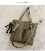 Bolso Bandolera Grande Para Mujer Xierya Capacidad De Almacenamiento Amplia Estilo Casual Cierre De Cremallera Material Impermeable Bolsa De Mano Para Estudiantes - details 2