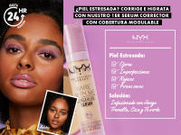 NYX Professional Makeup | Set rutina de corrector serum bwm vainilla + labial liquido ling xxpose me + eyeliner liquido epic black - details 1