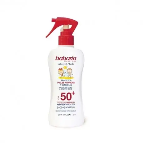 BABARIA PROTECTOR SOLAR INFANTIL PIELES ATOPICAS Y SENSIBLES SPF50+ 200ML - 1