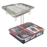 Barbacoa instantánea desechable CON SOPORTE DE SEGURIDAD,MEDIDAS GRILL 25X31CM,800GRAMOS,LISTA EN 15 MINUTOS,CM,fespu - details 1