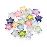 50Pcs Bolas De Vidrio De Estrella De Cinco Puntos 10mm Para Fabricación De Joyas Accesorios Para Pulseras Y Aretes DIY - details 0