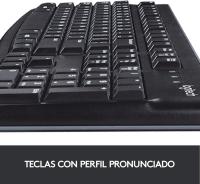 Logitech K120 Teclado USB con Cable para Windows, Tamaño Normal, Resistente a Líquido, Barra Espaciadora Curvada, PC/Portátil, Disposición QWERTY Español, Color Negro - ‎920-002518 - details 3