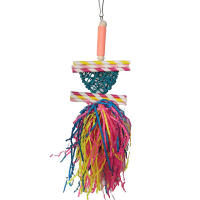 Juego De Juguetes Para Perro Parrot Colorido De Madera Para Cotorra Juguete Colgante De Mordedura Para Caja De Aves - details 9