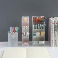Estuche De Maquillaje Y Labial Transparente Y Mate Organizador Multifuncional De Estación Para Bricos Y Desechos En La Oficina Y El Hogar - details 15