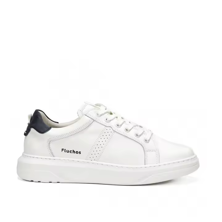 Sneakers hombre FLUCHOS F1966 BLANCO CASUAL SPORT PIEL BLANCO+COM.1 35074 25V - 1