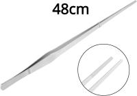 Pinzas De Acero Inoxidable Para Acuario 38/48cm Herramienta Para Plantas De Piscina Y Alimentación De Aves Y Reptiles - details 10