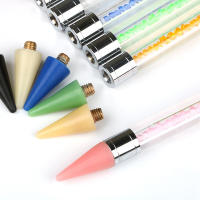 5Pcs Herramienta De Arte De Uñas Con Pluma De Punto Y Cabezas Reemplazables Para Diamantes Y Piedras Preciosas Herramienta De Manicura Autoadhesiva - details 1