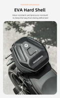 Bolsa De Motocicleta Para Asiento Trasero Impermeable Con Funda De Lluvia Y Diseño De Fibra De Carbono Bolsa De Almacenamiento Rígida Para Viaje Y Casco De Motocicleta - details 7