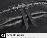 Mochila De Cuero Genuino 100% Para Hombres Moda Natural Negocios Lujo Con Capacidad Para Portátil De 15.6 Pulgadas Bolsa Escolar Para Estudiantes Y Chicos - details 18